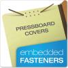 Pendaflex Classification Folders, Standard, 2 Dividers, Embedded Fasteners, 2/5 Cut Tab, Dark Green, Legal, 10/BX (29033)(Apple Green)