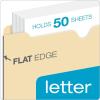 Pendaflex Colored File Jackets, Reinforced Tab, Flat, Letter Size, Assorted Colors (B3010DTAST), 100 Jackets Per Box