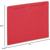 Pendaflex Colored File Jackets, Reinforced Tab, Flat, Letter Size, Red, 100 Jackets Per Box (B3010DTRED)