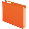Pendaflex Extra Capacity Hanging File Folders, Letter Size, Reinforced, 2 Inch Expansion, Assorted Colors, 25 Per Box (4152X2 ASST)(Orange)