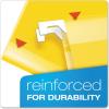 Pendaflex Extra Capacity Hanging File Folders, Letter Size, Reinforced, 2 Inch Expansion, Assorted Colors, 25 Per Box (4152X2 ASST)(Yellow)