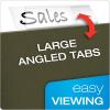 Pendaflex® Hanging File Folder Plastic Tabs, Clear, Pack Of 25(Clear)