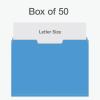 Pendaflex Heavyweight File Folders, Assorted Colors, Letter Size, 1/3-Cut Tabs, Extra Durable, 50/Box, Great for Office Filing & Organization (1006536)