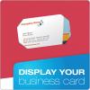 Pendaflex Oxford Tri-Fold Pocket Folders, Letter Size, Red, Interior Business Card Holder, 20 Per Box (59811) 2