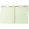 Pendaflex Pressboard Fastener Folders, 2 Fasteners, Letter Size, Light Green, 1″ Expansion, 1/3-Cut in Left, Right, Center Positions, 25 Per Box (17178EE)(Letter)