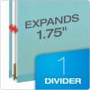 Pendaflex Recycled Classification File Folders, 1 Divider, 2″ Embedded Fasteners, 2/5 Tab Cut, Legal Size, Light Blue, Box of 10 (28777R)