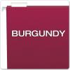 Pendaflex Recycled Hanging Folders, Letter Size, Navy, 1/5 Cut, 25/BX (81615EE)(Burgundy)