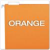 Pendaflex Recycled Hanging Folders, Letter Size, Navy, 1/5 Cut, 25/BX (81615EE)(Orange)