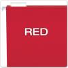 Pendaflex Recycled Hanging Folders, Letter Size, Navy, 1/5 Cut, 25/BX (81615EE)(Red)