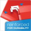 Pendaflex Reinforced Hanging Folders, Letter Size, Assorted Colors 1/5 Cut, Tabs and Inserts, 25 Per Box (41522AMZ)(Classic)