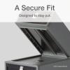 Pendaflex Stackable Drawer, Durable Plastic, Silicon Handles, Tinted Drawers, Double, Gray, 9″ x 7″ x 3.5″, Medium, 1 Piece (41793)(Medium  Single)