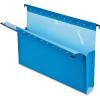 Pendaflex SureHook Reinforced Hanging Box File, 3″, Letter, Blue, 1/5 Cut, 25/BX (59203)(Poly)