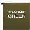 Pendaflex SureHook Reinforced Hanging Folders, Letter Size, Standard Green, 20 per Box (8-1/2 x 11)(8-1/2 x 11)