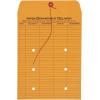 Quality Park 1-Side Print Inter-Department Envelopes, String-Tie, Brown Kraft, 9 x 12, 100 per Carton, (63462)