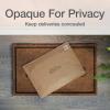 Quality Park 8 x 13 Curbside Recyclable Mailers, Brown Kraft Paper Padded Mailers, Self Seal Closure is Made with Water Based Glue, 100% Recyclable Materials, 20 Pack (1009462)