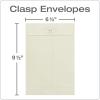Quality Park, Clasp Envelopes, Gummed, Executive Gray, 10×13, 100 per box (38597)(6.5 x 9.5 Inches)