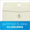 Quality Park, Clasp Envelopes, Gummed, Executive Gray, 10×13, 100 per box (38597)(6.5 x 9.5 Inches)