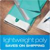 Quality Park Large Poly Mailers, 10 x 13 Lightweight Shipping Envelopes, Redi-Strip Peel Off Closure, Box of 100, Teal (QUA85765)(Teal)