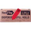 Redi-Tag 6-Roll Refill, Non-Arrow Dispenser Flags Firmar Aqui (Sign Here), Spanish Language, Red (91004)(Red)