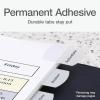 Redi-Tag Laser Index Tabs, Divider Tabs, Permanent Adhesive Index Labels, Customizable Divider Labels, Divider Labels for School, Home and Office, 1-1/8″ x 1-1/4″, White, 375 Tabs, (B39017)(375 Tabs per Pack)
