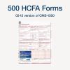 TOPS Health Insurance Claim Forms for Laser Printer, 8.5 x 11 inches, 500 Sheets per Pack (50126RV)
