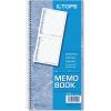TOPS Memorandum Forms Book, 2-Part, Carbonless, 2 Memos per Page, 100 Sets per Book (4150)