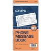 TOPS Phone Message Forms Book, Carbonless Duplicate, 2.75 x 5 Inches, 400 Sets per Book (4003)(1 Count (Pack of 1))