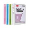 Cardinal 3 Ring Binders, Binders for School and Office, Durable 1 Inch, Round Rings, Holds 225 Sheets, ClearVue Presentation View, Non-Stick, Two-Tone Pastel Interiors, 4 Pack (1002479)