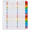 Cardinal 60990 OneStep Printable Table of Contents/Dividers, 52-Tab, 11 x 8 1/2, Multicolor