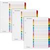 Cardinal A-Z Tab Dividers for 3 Ring Binders, Customizable Table of Contents Page with Multicolor A-Z Tabs, 3 Sets (63218)(BINDER_DIVIDER)