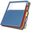 Cardinal Expanding Plastic Binder Dividers, Flexible Front Pockets Expand 1/4″, 5-Tab, Insertable Multicolor Tabs, Letter Size, 1 Set (84012CB)