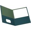 EarthWise by Oxford Two-Pocket Folders, Natural, Letter Size, 25 per Box, (78542)(Blue)