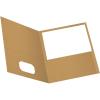 EarthWise by Oxford Two-Pocket Folders, Natural, Letter Size, 25 per Box, (78542)(Natural)