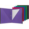 Oxford 2 Pocket Folders with Prongs, Sturdy Plastic Portfolios, Anti-Tear Edges, Letter Size, Purple, Red, Blue, Green, Black, 5 Pack (89117)