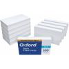 Oxford 30 (1000 PK) Blank Index Cards, 3″ x 5″, White, 1,000 Cards (10 Packs of 100) (30)(3 x 5  1000 Count)