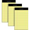 Oxford 5 x 8 Inch Legal Pads, 3 Pack, Narrow Ruled on Both Sides, Canary Yellow Paper, 50 Perforated Sheets Per Writing Pad, Proudly Made in the USA (1017033)