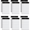 Oxford 8.5 x 11 Legal Pads, 12 Pack, Wide Ruled, White Paper, 50 Sheets Per Writing Pad, Made in the USA (74030)(5 x 8 (Pack of 12))