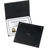 Oxford Certificate Holders, Diploma Covers for Letter Size 8.5×11 Certificates, Cardstock, Black, Letter Size, 25 Per Pack (299550)(Black)