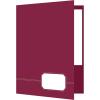 Oxford Monogram Executive Twin Pocket Folders, Letter Size, Black with Gold Foil Trim, 4 Pack (04161EE), 9″ x 11 7/8″(Burgundy/Gold)