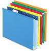Pendaflex Extra Capacity Hanging File Folders, Letter Size, Reinforced, 2 Inch Expansion, Assorted Colors, 25 Per Box (4152X2 ASST)(Assorted Colors)