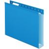 Pendaflex Extra Capacity Hanging File Folders, Letter Size, Reinforced, 2 Inch Expansion, Assorted Colors, 25 Per Box (4152X2 ASST)(Blue)
