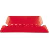 Pendaflex® Hanging File Folder Plastic Tabs, Clear, Pack Of 25(Red)