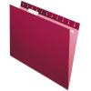 Pendaflex Recycled Hanging Folders, Letter Size, Navy, 1/5 Cut, 25/BX (81615EE)(Burgundy)