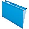 Pendaflex SureHook Reinforced Hanging Folders, Legal Size, Assorted Colors, 1/5 Cut, 20/BX (6153 1/5 Asst)(Blue)
