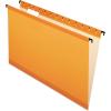 Pendaflex SureHook Reinforced Hanging Folders, Legal Size, Assorted Colors, 1/5 Cut, 20/BX (6153 1/5 Asst)(Orange)