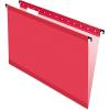 Pendaflex SureHook Reinforced Hanging Folders, Legal Size, Assorted Colors, 1/5 Cut, 20/BX (6153 1/5 Asst)(Red)