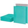 Quality Park Bubble Mailers, 8.25 x 11 Shipping Envelopes, Water Resistant Pink Poly Padded Envelopes, Redi-Strip Peel Off Closure, 25/Box (QUA85762)(Teal)