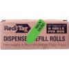 Redi-Tag 6-Roll Refill, Non-Arrow Dispenser Flags Firmar Aqui (Sign Here), Spanish Language, Red (91004)(Light Green)
