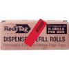 Redi-Tag Please Sign, Date and Mail Printed Arrow Flags, 6 Roll Refill, 120 Flags per Roll, 1-7/8 x 9/16 Inches, Yellow (91041)(Red)