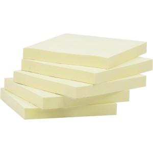 Redi-Tag Self-Stick Notes, Yellow Reminders, 24 Pack of Adhesive Notes, Self-Stick Pads, 3″ x 3″ Message Notes, Yellow (B23714)